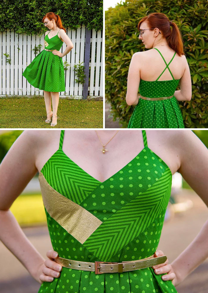 1. I Made My Dream Dress For St. Patrick’s Day And I’m So Proud Of How It Turned Out