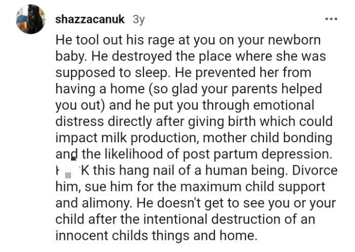 Suing him for the maximum child support and alimony