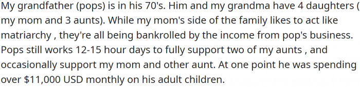 Grandfather is a legend