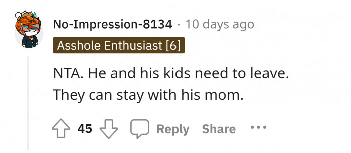 22. They are not your responsibility.