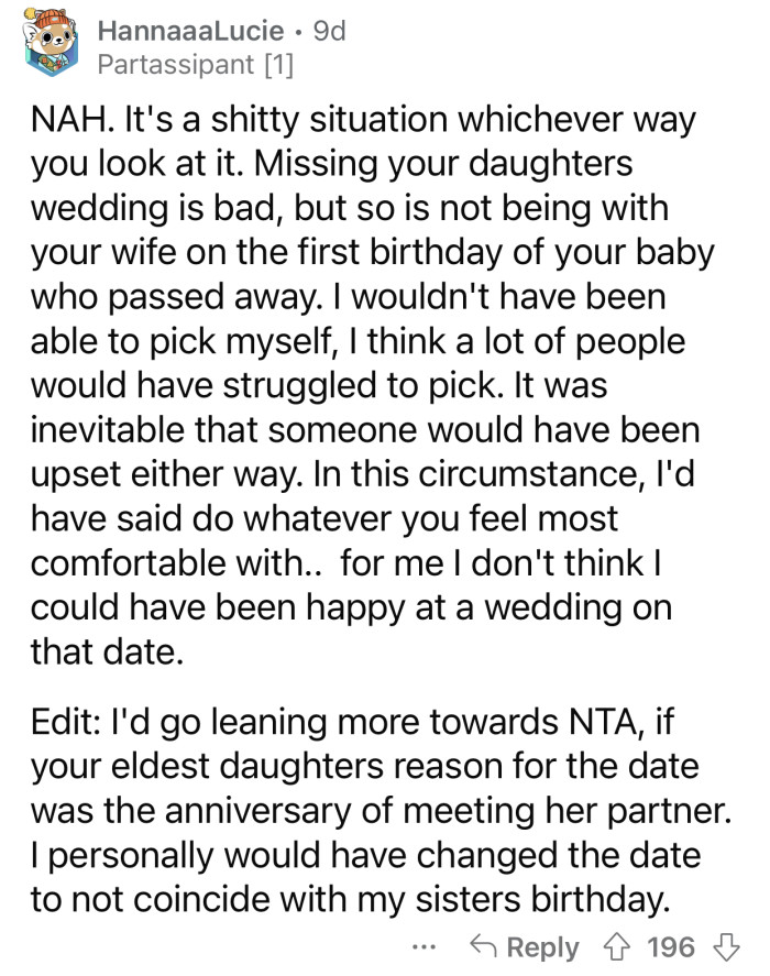 “It was inevitable that someone would have been upset either way.”