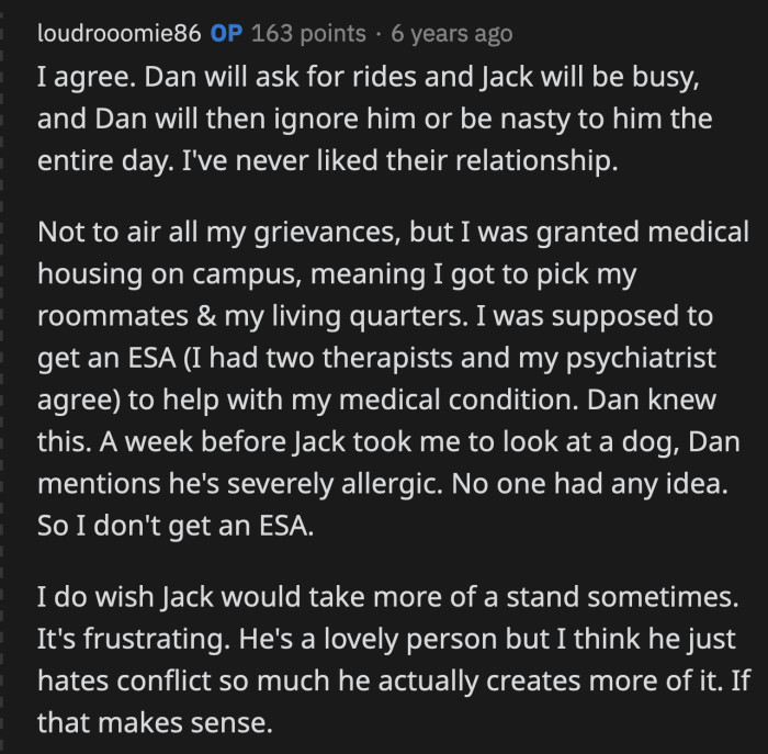 She just happens to be the only one willing to say anything about it.