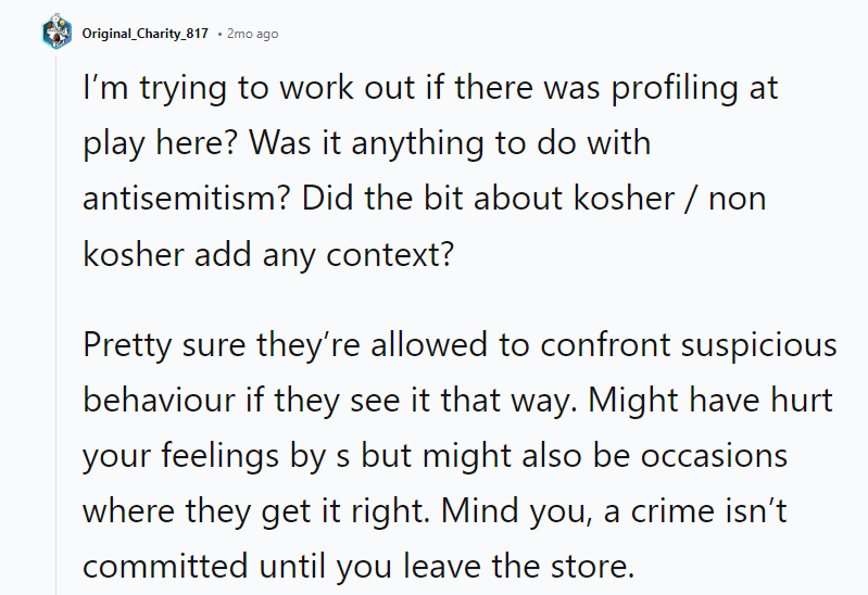 Mind you, a crime isn’t committed until you leave the store.