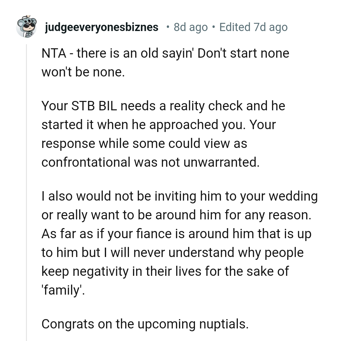 We've gathered some of the most upvoted comments from other Redditors for you to read through below