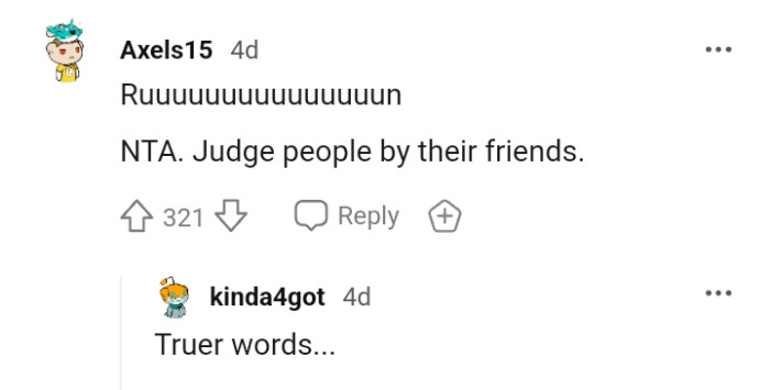 Judging people by their friends