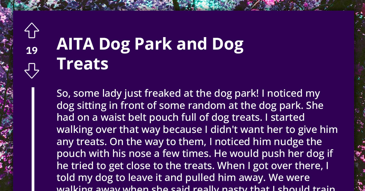 Irresponsible Dog Owner Goes To Reddit To Vent About Treats In Dog Park And Expects Support, Gets Bashed By Redditors Instead