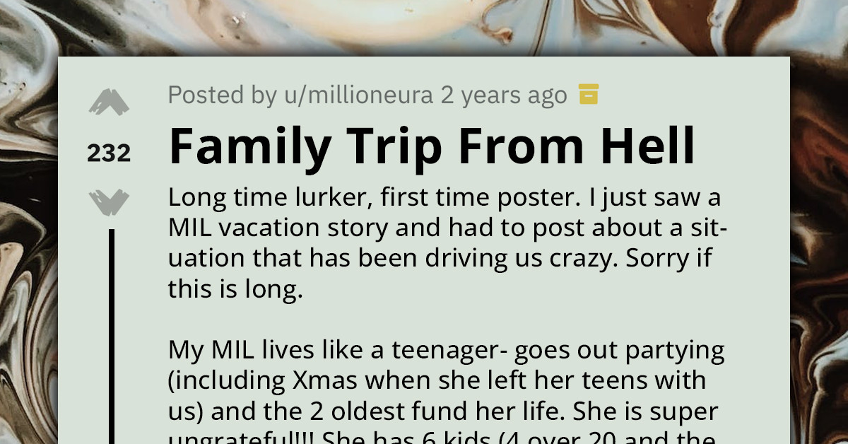 Redditor Doesn't Want to Join Extended Family Trip to Disneyland Because of Her Unbearable Mother-in-Law