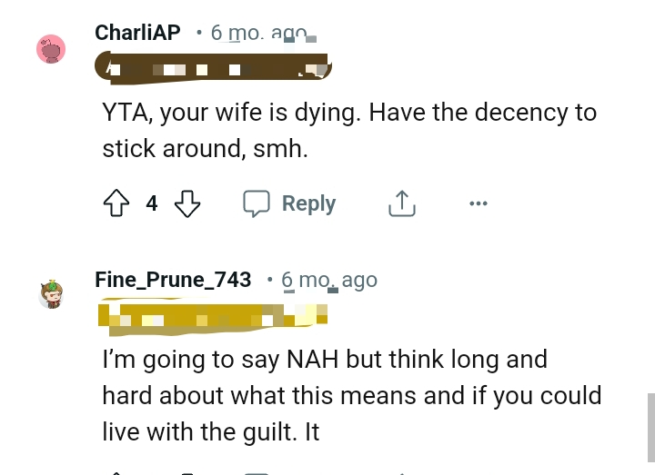 The OP Should Decide If He Can Live with the Guilt