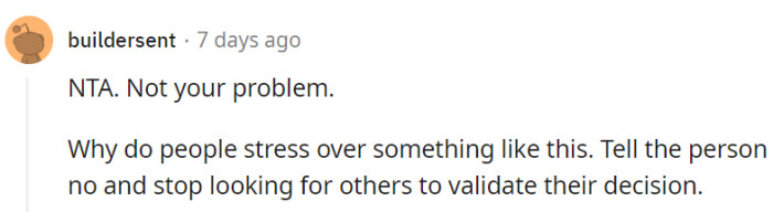 The cosmic seat law: not within her orbit to adjust.