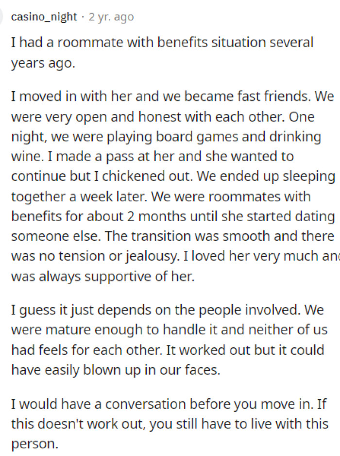 It seems like people do have success stories, but really OP needs to address her desires beforehand so she's not left in a weird predicament.