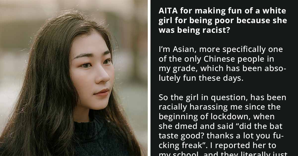 Asian Redditor Who Always Gets Racist Comments From A White Girl Lands A Defensive Clapback That Shuts Her Up For Good