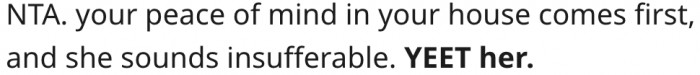 2. It's best if he prioritizes his peace of mind.