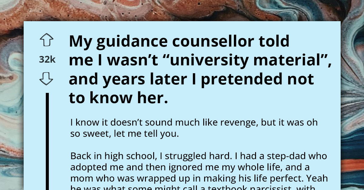 Guidance Counselor Almost Ruins Student's Life By Underestimating Their Intelligence, And They Take Revenge
