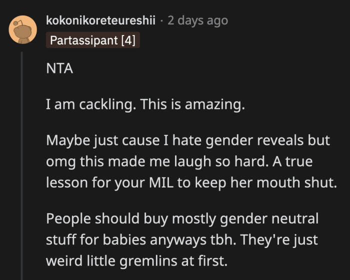 The color of the baby items shouldn't even matter anyway.