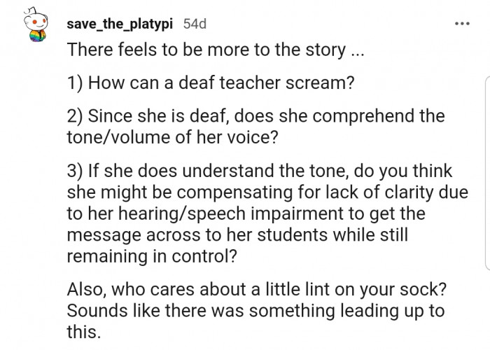 This Redditor came prepared with some interesting questions