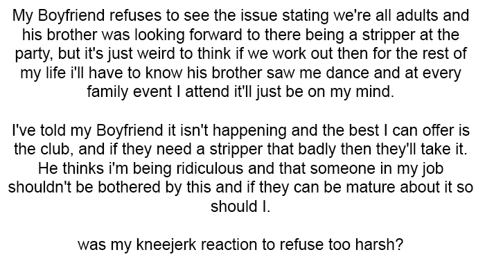 Was My Knee-Jerk Reaction to Refuse Too Harsh?