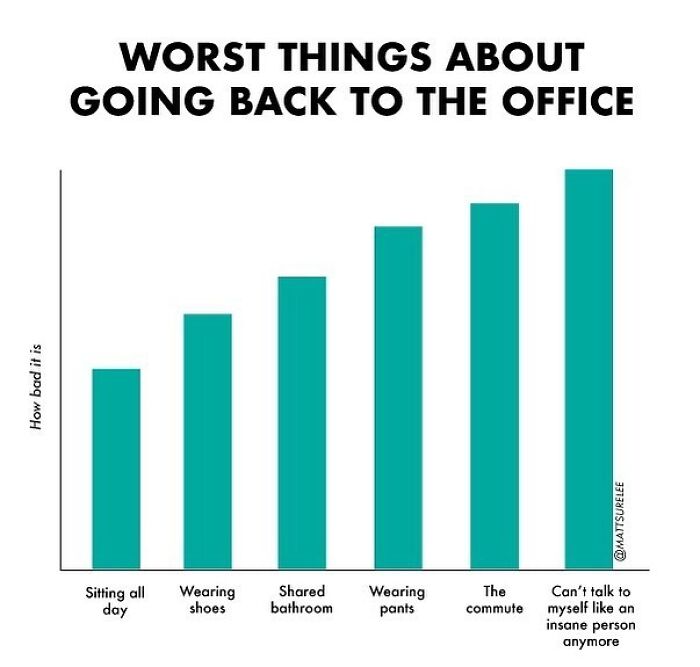 3. Folks Who Had to Go Back to the Office 👖