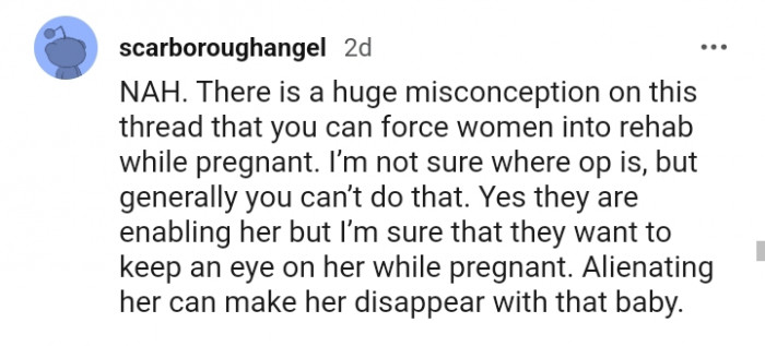 Keeping an eye on her while she is pregnant