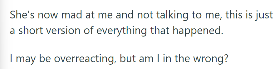 Now, OP questions if they're wrong.