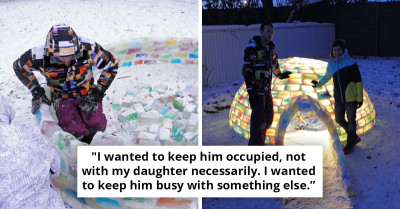This Couple Transformed Their Snowy Backyard Into Something Out Of A Dream, And We're All Jealous