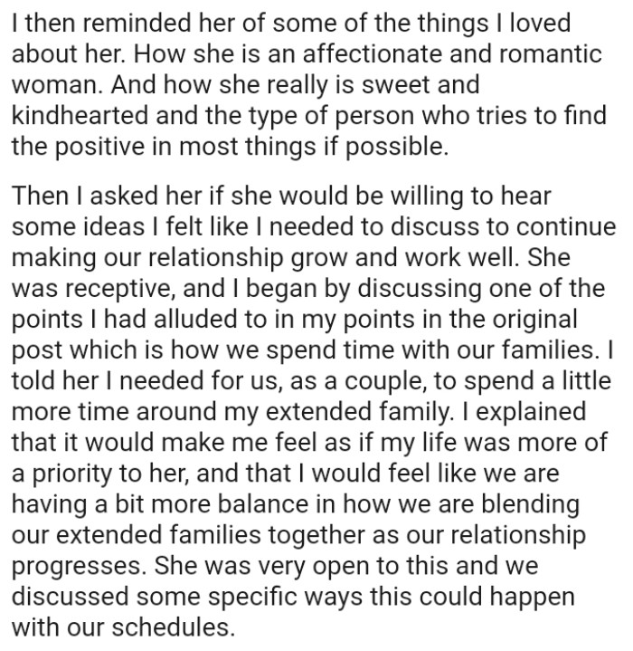 The OP began by discussing one of the points he had alluded to in his points