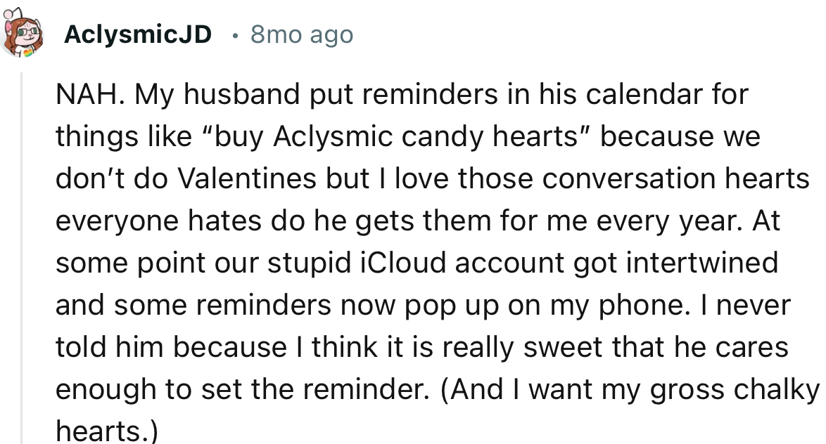 This Redditor’s Husband Is Similar to OP, and She Loves Him That Way