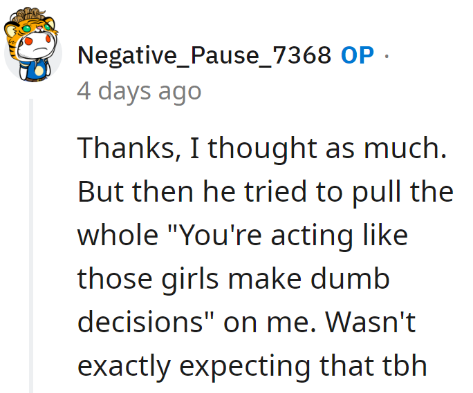 No cap, he played the 'dumb decisions' card? Classic deflecting move.