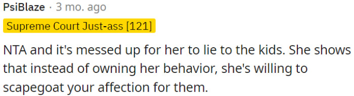 It's unfortunate that OP's aunt is not being truthful with the children