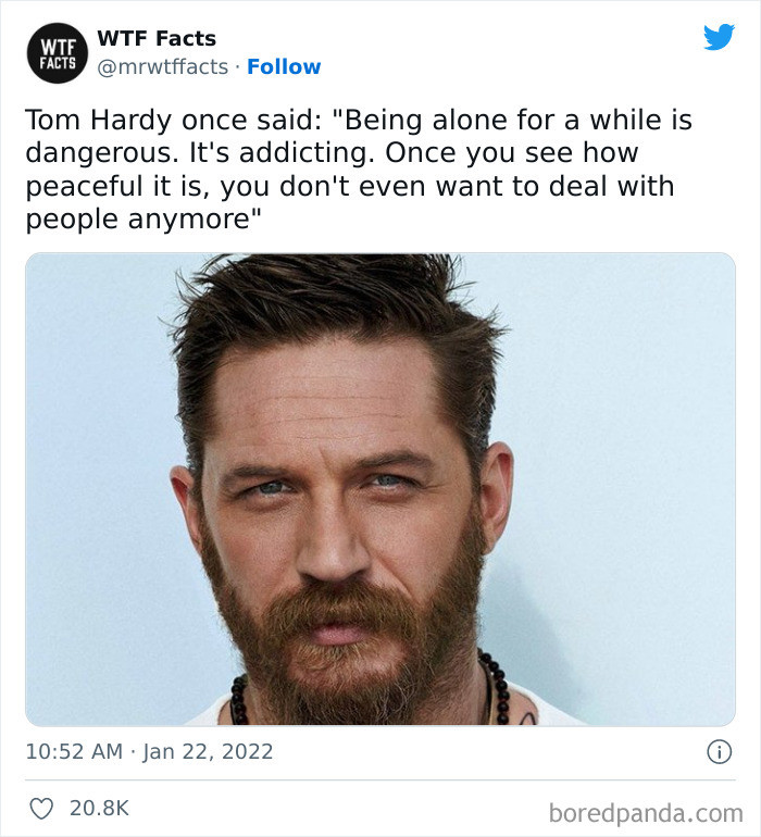 6. Being alone is addictive