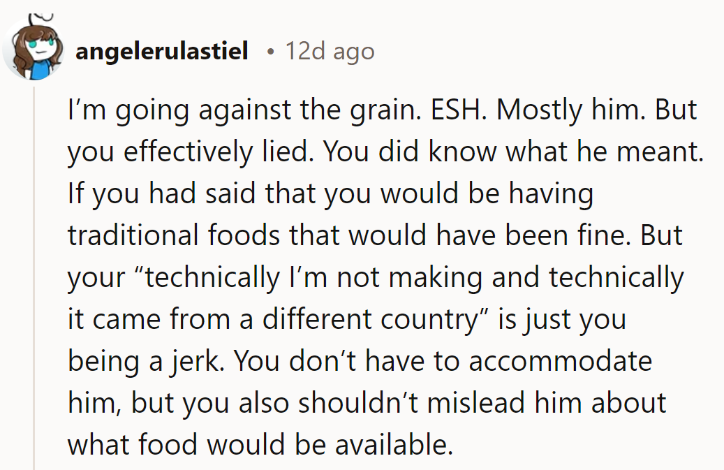 Next time, let's dish out honesty with the curry.
