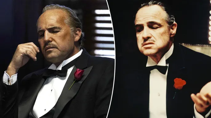 Billy Zane channels Marlon Brando’s iconic mob boss look in a transformation that’s almost eerie. Can you tell which one’s the original Don?