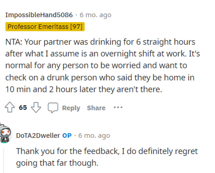 People immediately came to the comments, and a few of them had differing opinions on the situation.