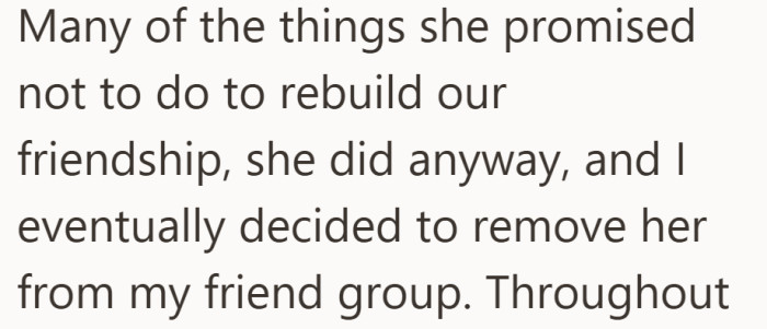 After enough crossed lines, she chose distance over drama.