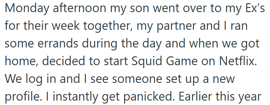 What was supposed to be a chill movie night turned into a mini heart attack over a mystery profile.