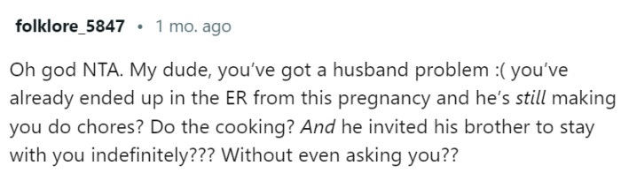 The husband is the problem here