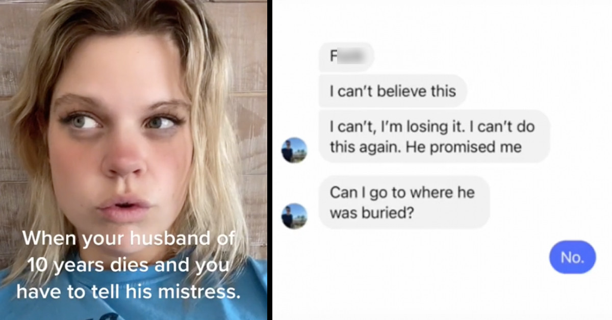 Wife Loses Husband and Has to Tell His Mistress That He's Passed Away