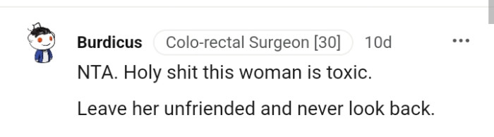 The OP's colleague is clearly toxic