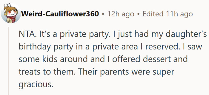 There’s a big difference between sharing dessert by choice and being ambushed for sandwiches.
