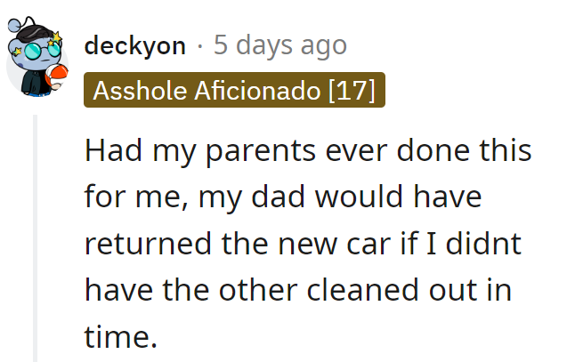Dad's ultimatum: Clean or carless! Talk about the art of motivation.