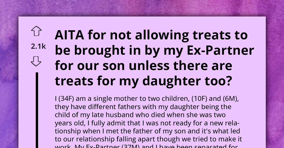 AITA For Insisting On Treats For Both Kids, Not Just One