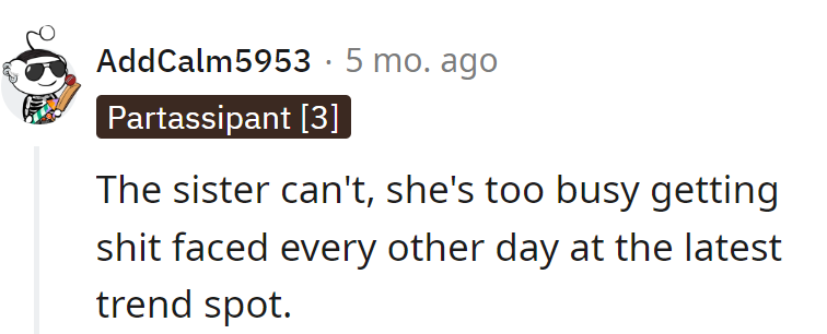 Sister's schedule: Trendy spots 24/7, Budgeting 0/7. Priorities, cheers to poor choices!