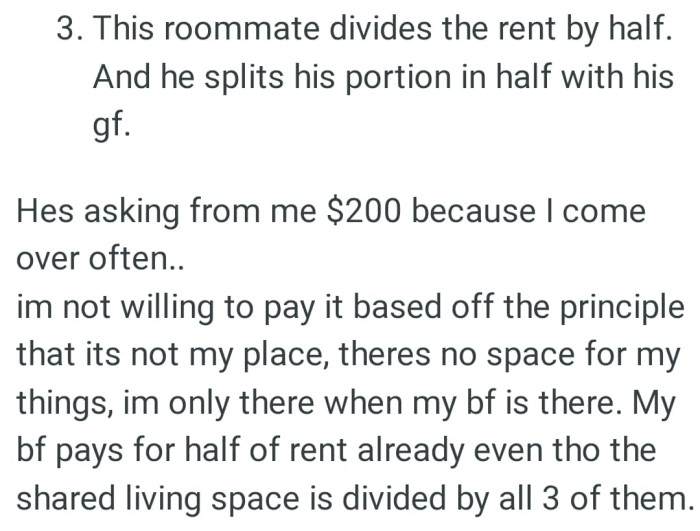 The OP is not willing to pay