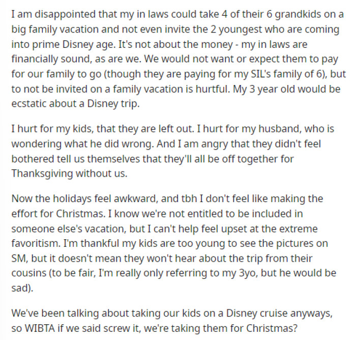 Then she goes on to explain how she feels about this, why it bothers her so much, and what her plans are for the future.