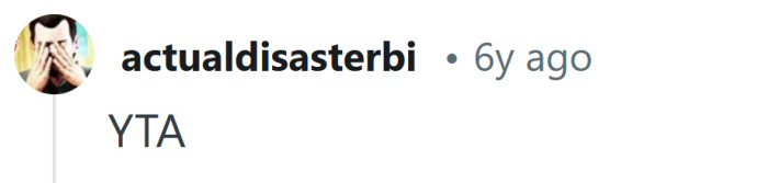 YTA.