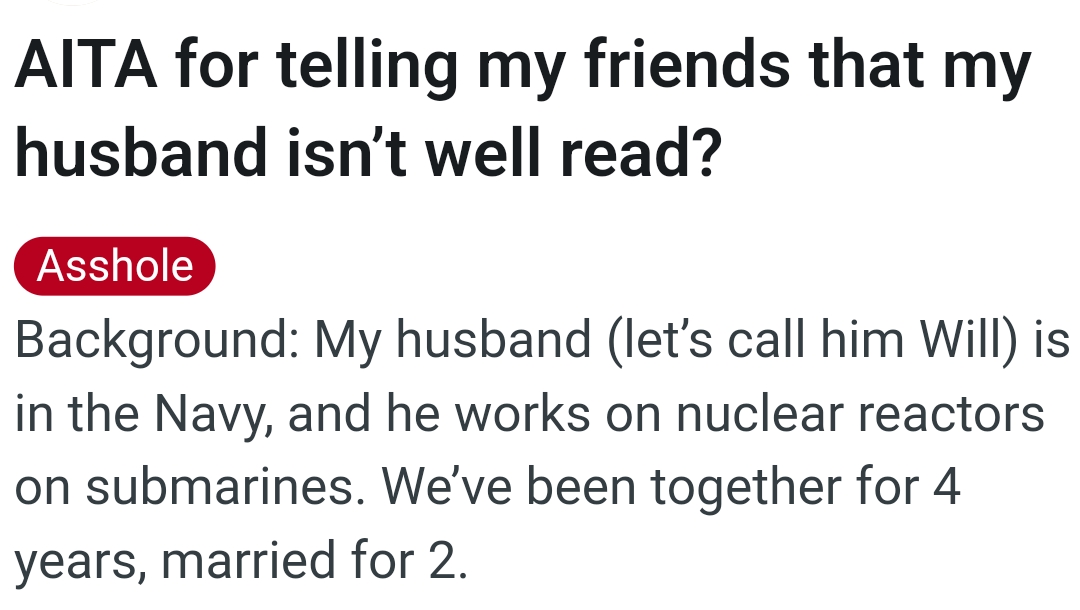 The OP kicks off her story