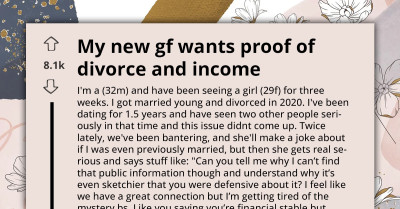 Red-Flag GF Asks New BF For His Tax Return And Divorce Certificate Three Weeks Into Their Relationship