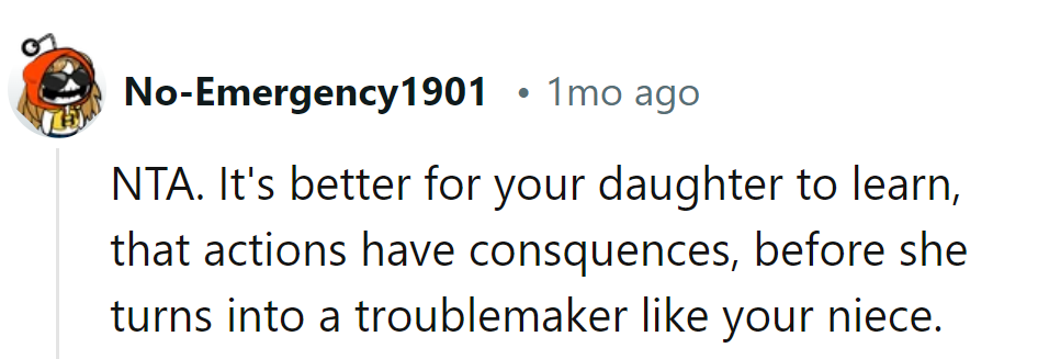 Teaching life's tough lessons: One grounding at a time.