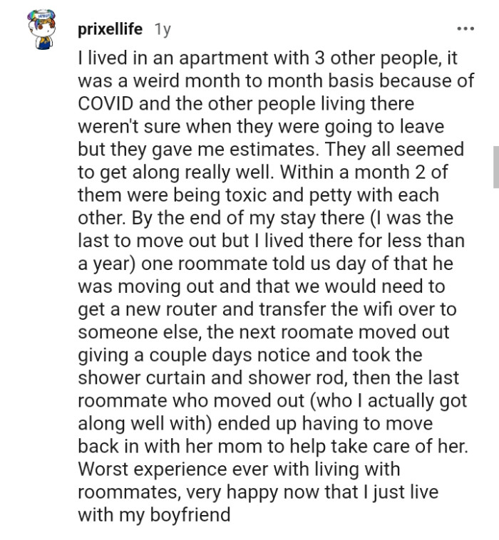 Another Redditor shares their own similar story