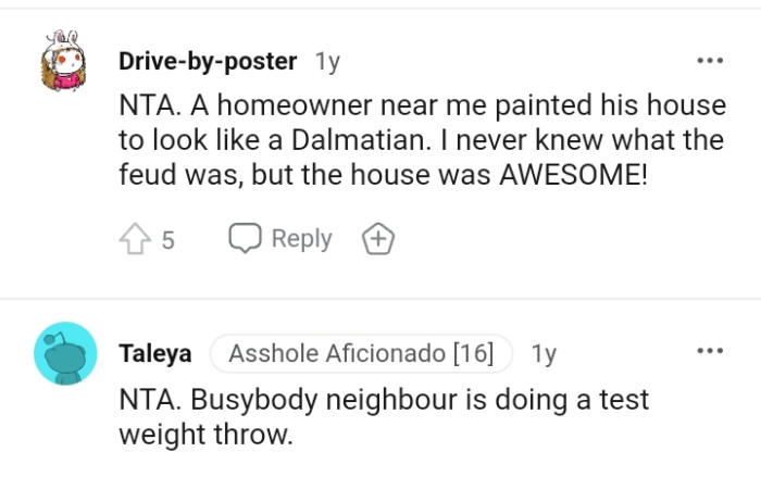 Neighbor is doing a test weight throw