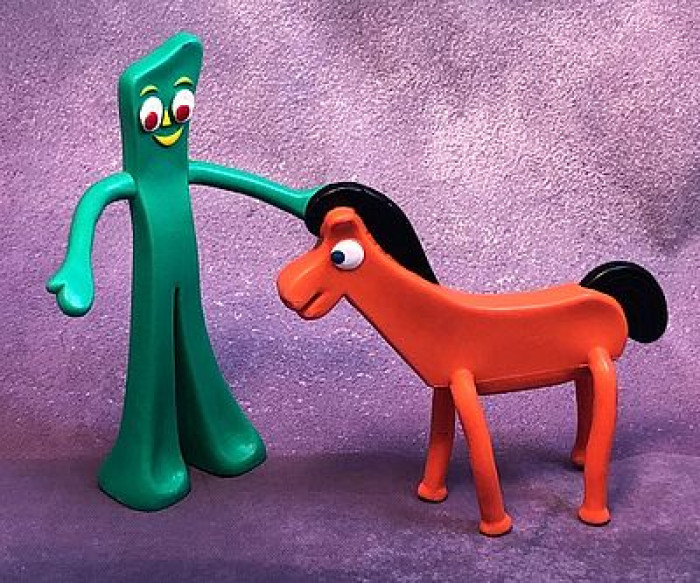 54. Gumby and Pokey Action Figures - $25